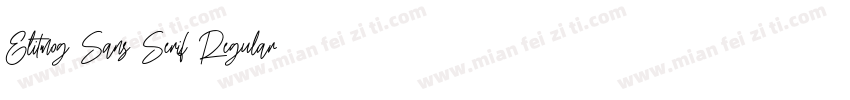 Elitmog Sans Serif Regular字体转换